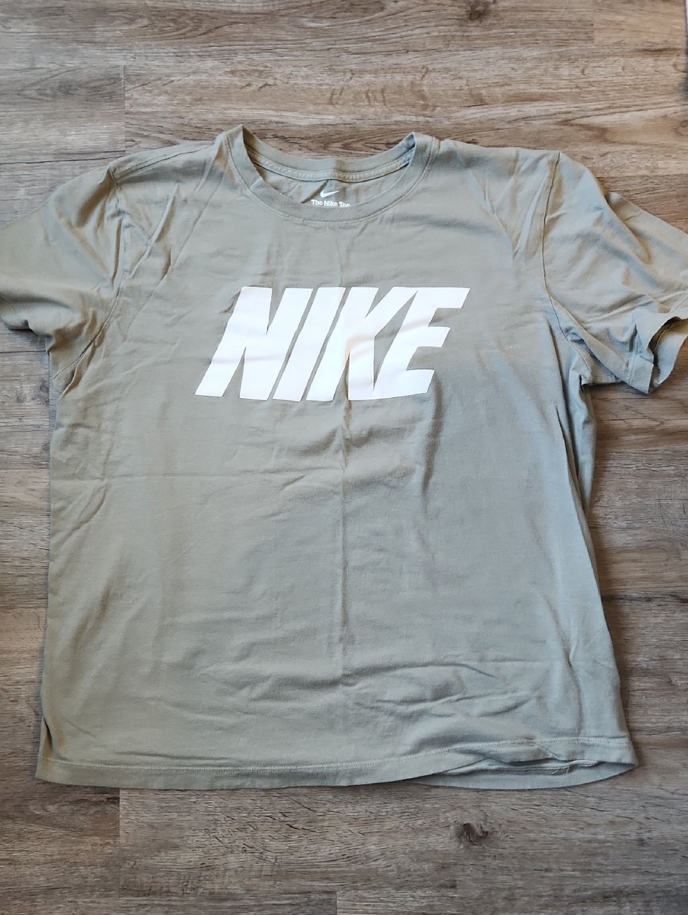 Nike Grey Short Sleeve Tee with White Logo